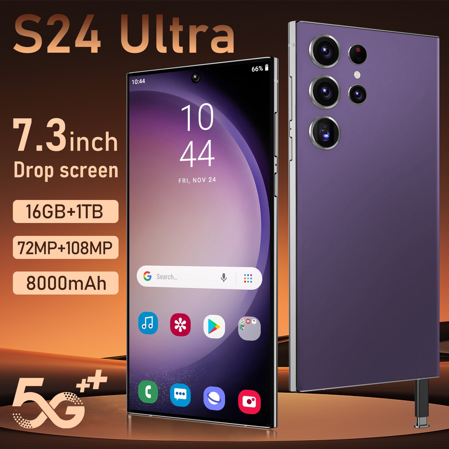 High Quality 4G Smartphone S24 ULTRA Smart phone S24 16GB+1TB Mobile Phone Full Screen Original Dropshipping Unlocked phones